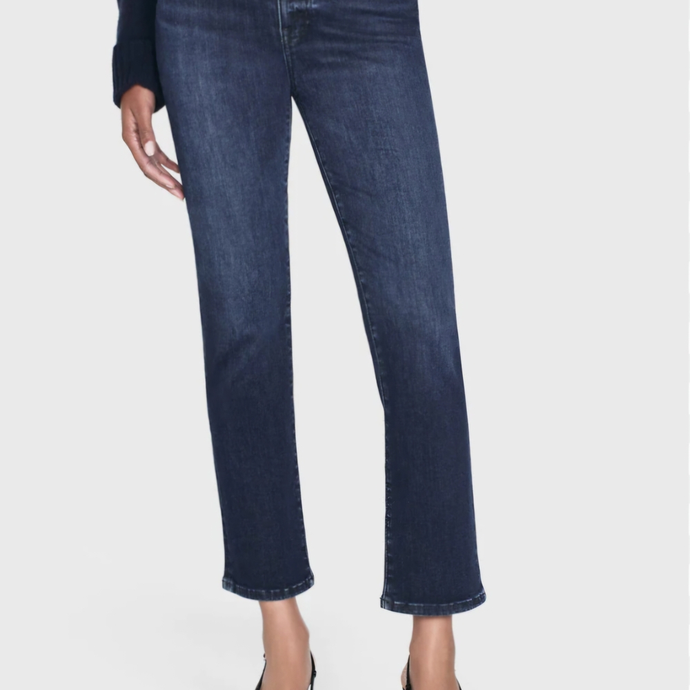 Frame Denim Blue Straight Leg Jeans